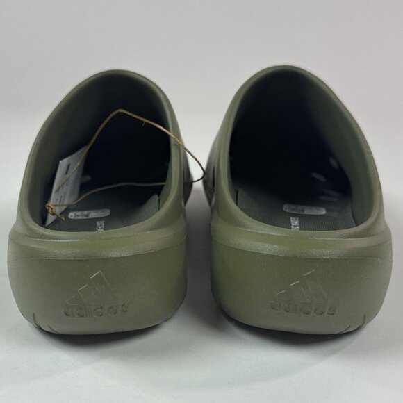 Adidas Adicane Unisex Olive Green Closed Toe Slide Sandals HQ9917 - Picture 7 of 9